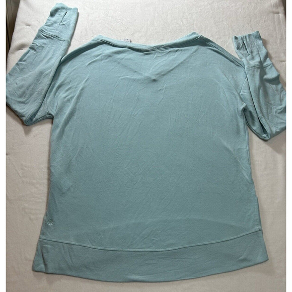 Athleta Sweater Luxe Sweater Womens size Med V-Neck Comfy Soft Pullover - Picture 7 of 8